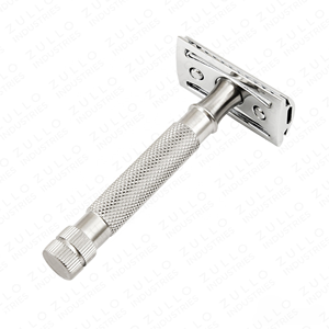 Custom Logo Double Edge Safety Razor Premium Stainless Steel Grooming Razor for Professional <b>Men</b> - Product Image 2