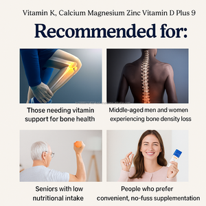 แคลเซียมมิเนอรัลคอมเพล็กซ์ ผสมแมกนีเซียม ซิงค์ ดี3 เค2 30 เม็ด ผลิตในเกาหลี (OEM) - Product Image 6