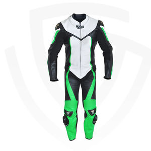 Combinaison de moto en cuir respirante personnalisée avec coutures de haute qualité, impression de logo personnalisée, couleurs et tailles personnalisées - Product Image 2