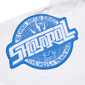 Kimono de Jiu-Jitsu Shoyoroll Competitor 21. Bleu (BLANC) 450 GSM, Best-seller - Product Image 6