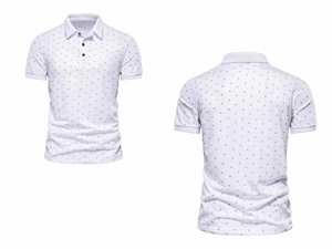 เสื้อโปโลพิมพ์ลายตามสั่ง สั่งซื้อจำนวนมาก เสื้อโปโลฤดูร้อนน้ำหนักเบา เสื้อโปโลคอริบบ์คลาสสิก เสื้อโปโลเนื้อหนาทนทานสำหรับทำงาน - Product Image 6