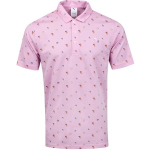 Polo de Manga Corta Blanco para Hombre con Estampado, Estilo Casual, Corte Regular, 100% Algodón Transpirable - Product Image 5