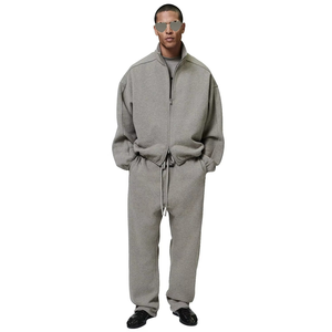 Ensemble de survêtements unisexes en molleton technique pour hommes, coupe ample, personnalisable, haute qualité, par le fabricant - Product Image 5