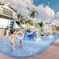 Équipement de jeux aquatiques à jets d'eau en fibre de verre Cenchi pour la maison, les hôtels, les spas, les centres de villégiature et les piscines