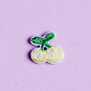 <b>Mini</b> Cherry Embroidered <b>Canvas</b> Iron on Patch for Hats - Product Image 6