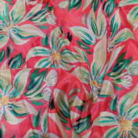 Tela de Moda Estampada de Poliéster y Viscosa Satinada para Blusas, Kimonos, Camisas y Prendas Femeninas de Primera Calidad