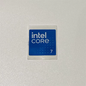 Intel CPU <b>Label</b> Sticker Home Version Single Sided Silicone Adhesive I3 I5 I7 I9 EVO Notebooks Genuine OEM License 6 Months Stock - Product Image 3