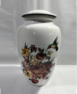 Urnas de Cremación de Aluminio Personalizadas de Estilo Americano Moderno para Cenizas Humanas, 10 Pulgadas, 220 Pulgadas Cúbicas de Capacidad, India - Product Image 4