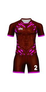 Conjunto de Camiseta de Voleibol Sublimada para Hombre YITE, Cuello Redondo, Manga Corta, Poliéster que Absorbe la Humedad, Ropa Deportiva para Todas las Temporadas - Product Image 3