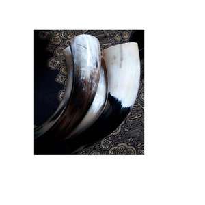 เขาสัตว์รูปทรงระฆังสำหรับดื่ม ยี่ห้อ Buffalo Viking ทำด้วยมือ ตกแต่งแบบธรรมชาติ ใช้ซ้ำได้ ดีไซน์วินเทจ สำหรับดื่มมี้ดหรือเบียร์-ขายส่ง - Product Image 2