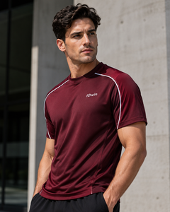 Camiseta Formal de Manga Corta para Hombre F2win, Cuello Redondo, Secado Rápido, Corte Regular, Tejido de Poliéster/Algodón Ecológico, Antiarrugas, la Mejor - Product Image 6