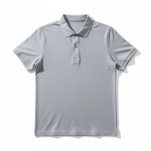 Polo décontracté et élégant pour homme 100 % coton avec poche, anti-plis, manches courtes, imprimé brodé, personnalisable, coupe confortable - Product Image 6