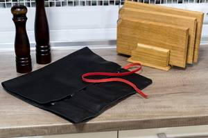 Étui de rangement portable pour ustensiles de cuisine, pochette pour couteaux de chef, sac de transport pour couteaux de chef, support de couteaux de cuisine, sac enroulable LKR-0278 - Product Image 3