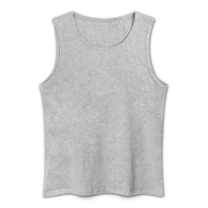 Débardeur de sport en coton tricoté pour homme, respirant, séchage rapide, écologique, avec logo frontal, vêtements de tennis, vêtements de sport pour la gym - Product Image 6