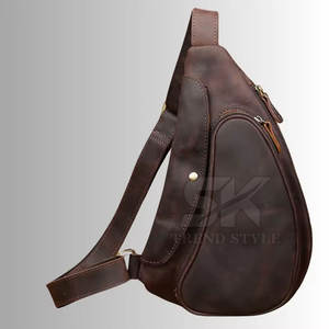 Custom New Style Crossbody Waterproof <b>Messenger</b> <b>Men</b> Leather Single Shade Sling <b>Bags</b> <b>For</b> Sale - Product Image 3