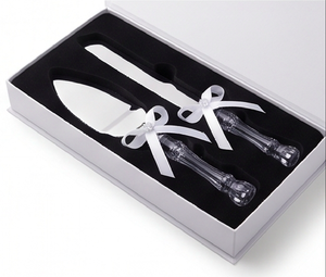 Luxury Stainless Steel <b>Mirror</b> Polish Head Cake Server With <b>Acrylic</b> Handle For Wedding Dessert Table Parties Use And Home Use - Product Image 4