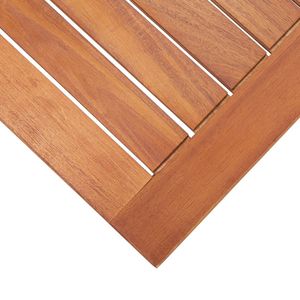 Ensemble de salon de jardin en bois d'acacia massif, couleur bois naturel avec corde, mobilier d'extérieur moyen, durable et élégant - Product Image 6