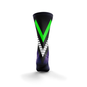 Chaussettes de sport en coton tricoté sur mesure, mélange de spandex, antibactériennes, respirantes, pour le basketball, le football, haute qualité, livraison rapide - Product Image 2