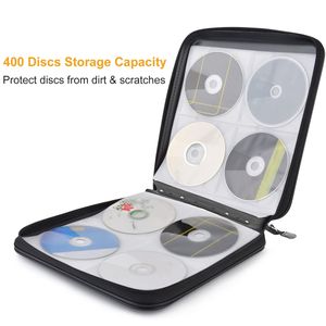 Portadischi Portatile per 400 CD e DVD con Custodia e Buste Protettive, Comode Borse e Custodie per CD - Product Image 3
