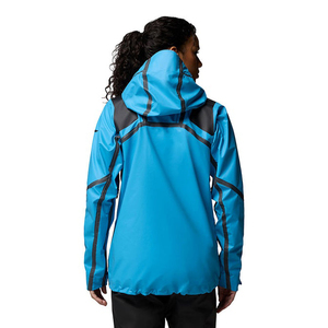 <b>Women</b> Knitted Quilted Rain <b>Jacket</b> Waterproof Windproof <b>Lightweight</b> <b>Hooded</b> Outdoor Hiking Cycling Travel Shell Custom OEM Private - Product Image 2