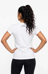 เสื้อยืดผู้หญิงฤดูร้อน สีกรมท่า ผ้าเจอร์ซีย์เนื้อนุ่ม 180 กรัม แขนสั้น สวมใส่สบาย ระบายอากาศได้ดี คุณภาพสูง ปรับแต่งได้ คอกลม ผ้าไหม - Product Image 6