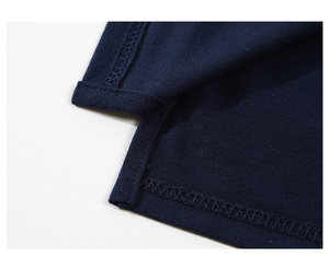 Polo-shirt personnalisé de haute qualité avec logo personnalisé, uni, sans motif, brodé, en polyester pour hommes, pour le golf - Product Image 1