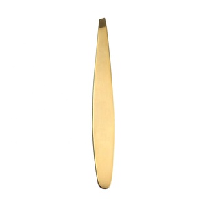 Pinzas para Cejas Inclinadas de Acero Inoxidable con Logotipo Personalizado de Alta Calidad - Duraderas, Ecológicas, Lavables y Hechas a Mano para la Depilación de Cejas - Product Image 5
