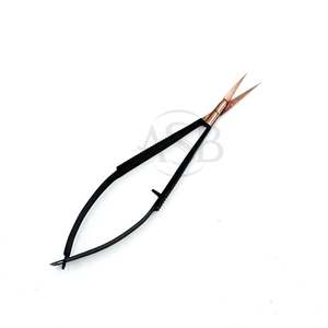 Ciseaux à broder courbes en acier inoxydable pour sourcils, couture, travaux manuels, bricolage, beauté et toilettage, pour droitiers - Product Image 6
