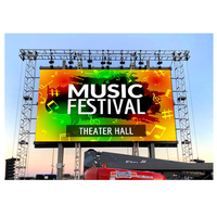 Pantalla LED de Alta Resolución de 60 Hz P2.604 a Todo Color HDR10 IP65 Resistente al Agua para Exteriores, Fondo de Escenario para Eventos, Brillo de 5000 cd, Transmisión en Vivo