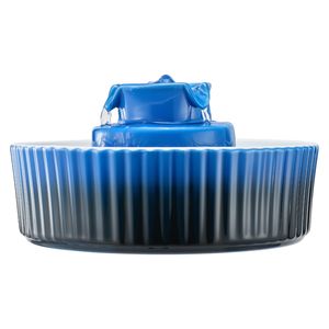 Fontanella per Gatti in Ceramica con Pompa Ultra-Silenziosa, 2.1L/71oz, Fontana per Animali Domestici a Forma di Cupcake, Scarico a 360 Gradi, Dispenser d'Acqua per Gatti in Porcellana 4L/5L - Product Image 1