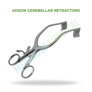 Retractores cerebrales Adson de 18 cm para neurocirugía de columna, autoestables, para la exposición de la fossa posterior - Product Image 2