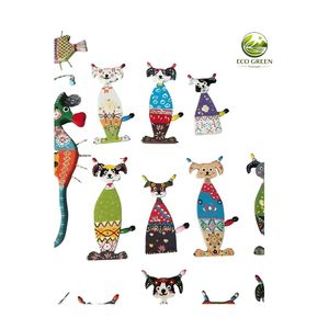 Arte Decorativo de Pared con Forma de Pez, Tallado a Mano y Pintado, Ecológico, Rústico y Colorido, con Diseño de Caballito de Mar, Adorno para el Hogar - Product Image 6