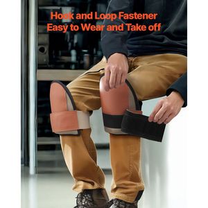 Ginocchiere da Lavoro in Pelle Resistente Extra Spesse, Lavabili in Lavatrice e Facili da Indossare e Togliere, Include Protezioni per Gomiti e Fianchi - Product Image 6