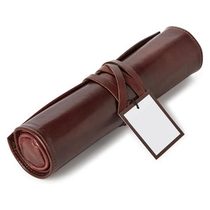 Juego de Backgammon Enrollable de Cuero con Dados y Fichas, Juego Portátil para Dos Jugadores - Product Image 4