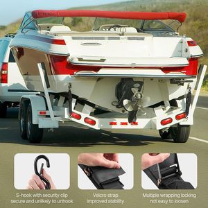 Cinghie a cricchetto retrattili per rimorchi/barche: pratiche cinghie per un fissaggio sicuro - Product Image 6