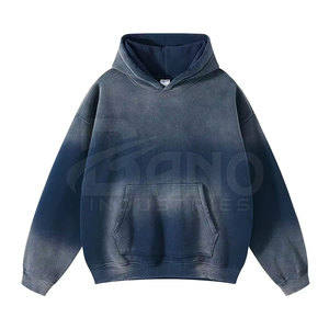 Sudaderas con Capucha de Invierno con Lavado Ácido, 100% Algodón, Cómodas, Personalizadas, de Alta Calidad, Secado Rápido, Transpirables y Ecológicas - Product Image 3