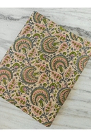 Tissu de Quilting 100% Coton Imprimé à la Main, Doux, Respirant et de Haute Qualité, Motif Floral, Vendu au Mètre pour la Confection de Robes pour Garçons et Filles