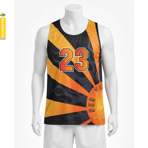 Uniforme de Lacrosse Personalizado SAMAVIA Unisex, Reversible, Sublimado, Antibacterial, Sin Mangas, Ropa Deportiva de Verano para Equipos - Product Image 1