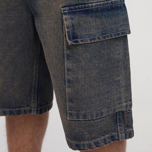 Short en jean respirant personnalisé pour homme – Qualité supérieure, conception et logo sur mesure acceptés, service OEM, conception ODM - Product Image 2