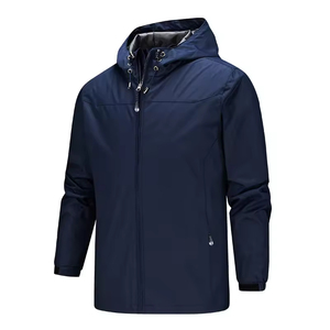 Best Price Lightweight Waterproof Windproof Stand Hiking Quilted Canvas Nylon Winter <b>Jacket</b> Solid Color Blouson Outdoor Men's - Product Image 2