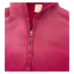 Sweat-shirt à capuche zippé pour homme, couleur unie, en tissu French Terry, pour l'automne, manches classiques, design uni teint, hoodies - Product Image 5
