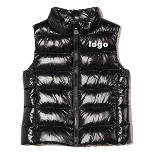 Gilet matelassé brillant pour homme, personnalisable avec logo, imperméable, léger, décontracté, automne-hiver - Product Image 1