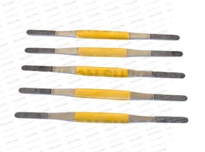 Raspille nasale Fomon TC à double extrémité, instrument chirurgical ORL pour rhinoplastie, en acier inoxydable, certifié CE par Vaslcare - Product Image 2