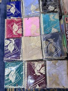 Lot de 12 foulards africains en mousseline pour femmes, châles ethniques, grands hijabs d'été brodés de fleurs et de strass, respirants et durables, OEM - Product Image 4