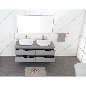 Moderno ovale 24 \ "x14 \" bianco sopra il lavandino per lavabo lavabo da bagno 24*14*5.5 - Product Image 5