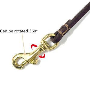 Adjustable Leather <b>Dog</b> <b>Leash</b> Training Gear for Medium & Large <b>Dogs</b> Top Trendy New Arrival Leather <b>Dog</b> <b>Leash</b> - Product Image 5