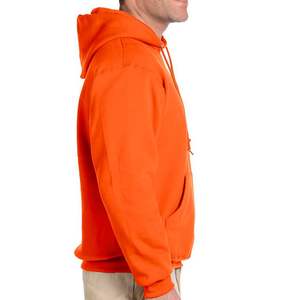 100% Cotton Custom Oversized Men's Hoodies Street Wear Sweatshirts with Embroidered Technics Plain Dyed for Winter - Product Image 5