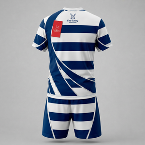 Uniforme de rugby premium con tela transpirable, control de humedad, ajuste atlético, costuras duraderas y personalización completa para clubes. - Product Image 2