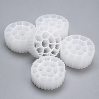 en plastique HDPE cylindre filtre média K5 MBBR aérateurs Biofilm transporteur usine de traitement des eaux usées filtre à eau