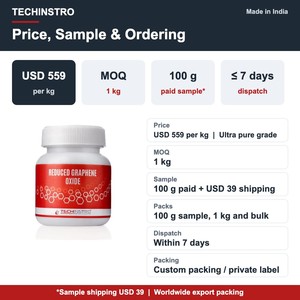 กราฟีนออกไซด์แบบลดสภาพสำหรับสารเติมแต่งนำไฟฟ้าในขั้วแอโนดและแคโทดของแบตเตอรี่ลิเธียมไอออน ผง rGO ความบริสุทธิ์สูงพิเศษ - Product Image 5